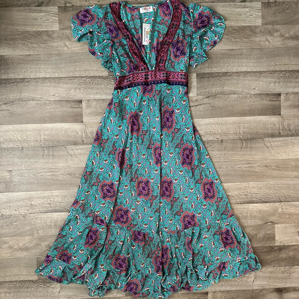 Patterned Maxi Dress